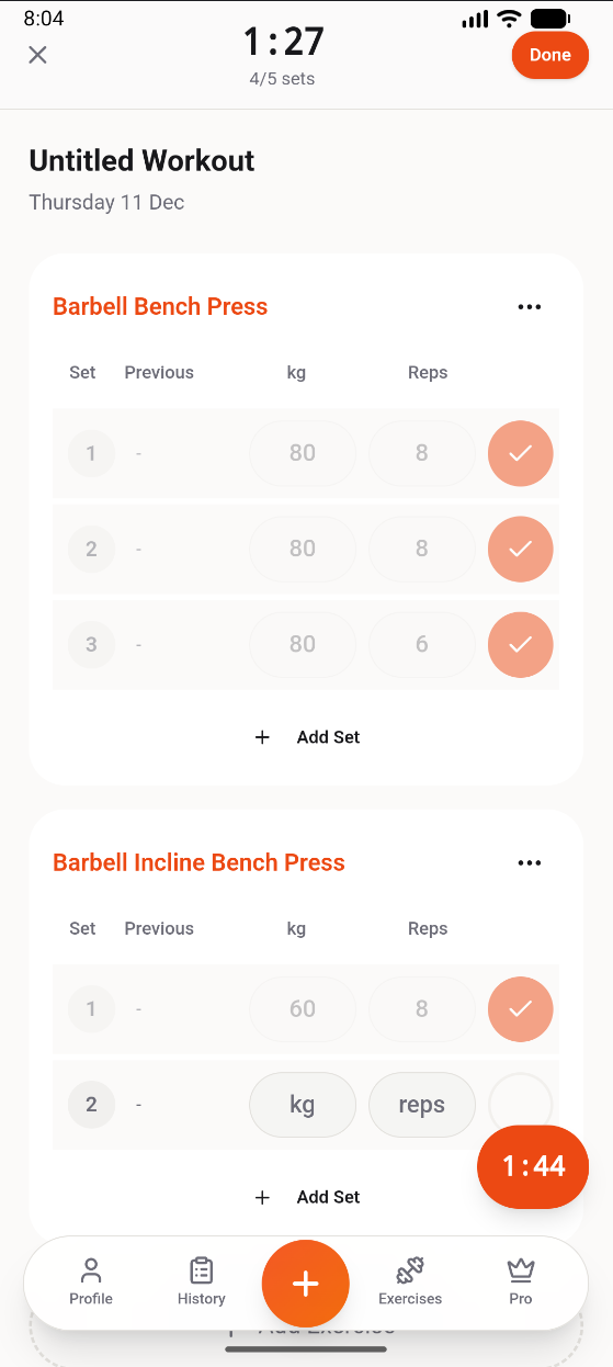 OneLyft app - light mode
